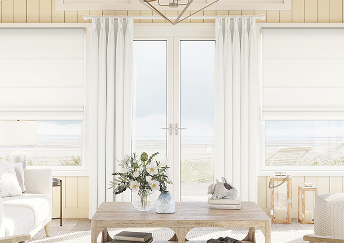 Galactica, Bone White - Made to Measure Curtains - Image 3